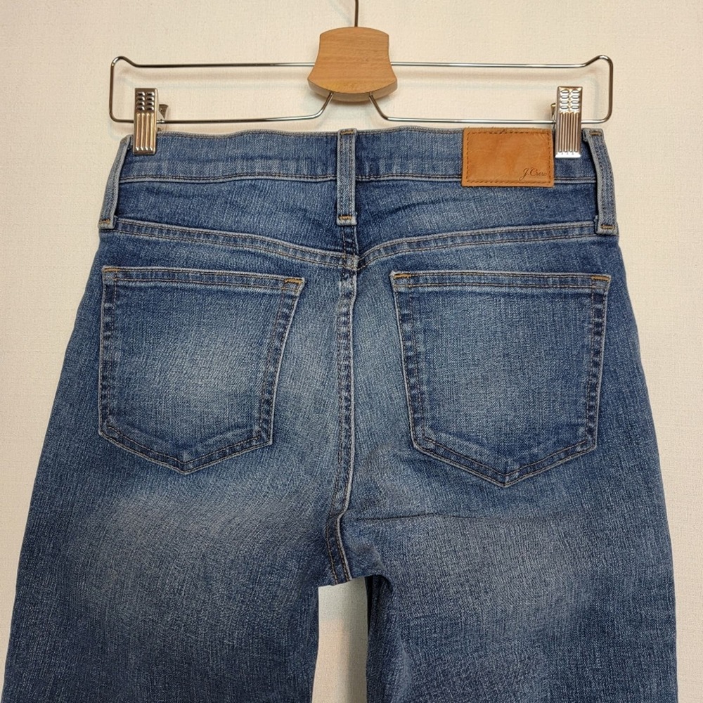 J Crew 9" Billie Demi Boot Crop Jean In Homestead Wash 26 - Picture 9 of 14